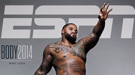 mlb naked|Heres Prince Fielder posing nude on the cover of ESPN The